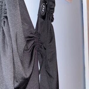 CIDER - Older Black Ruched Top